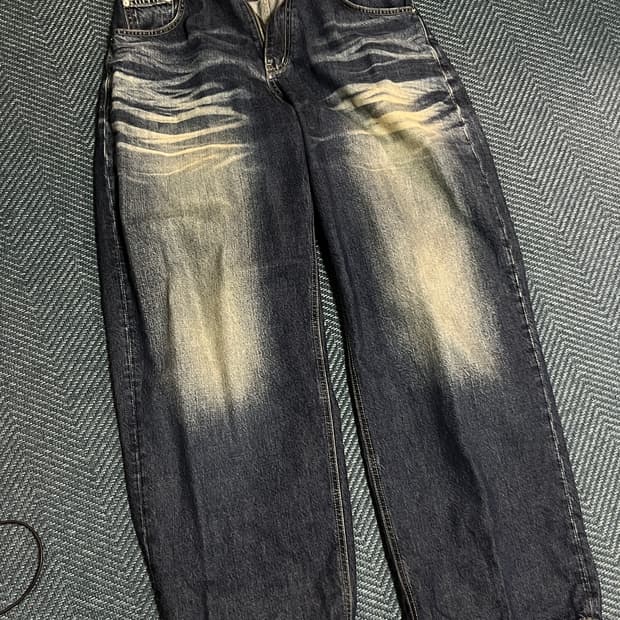 [30] 브랜디드 1701 맥스 와이드 데님 인디고 워리어