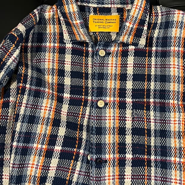 [100/L] 오리지널 마드라스 셔츠 자켓 Stout shirt