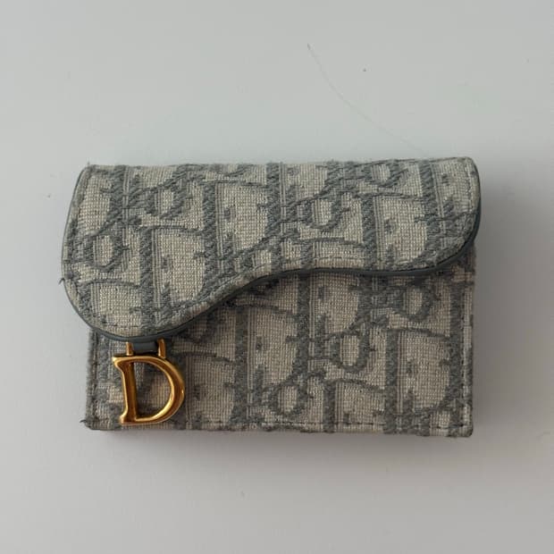 디올 새들 지갑