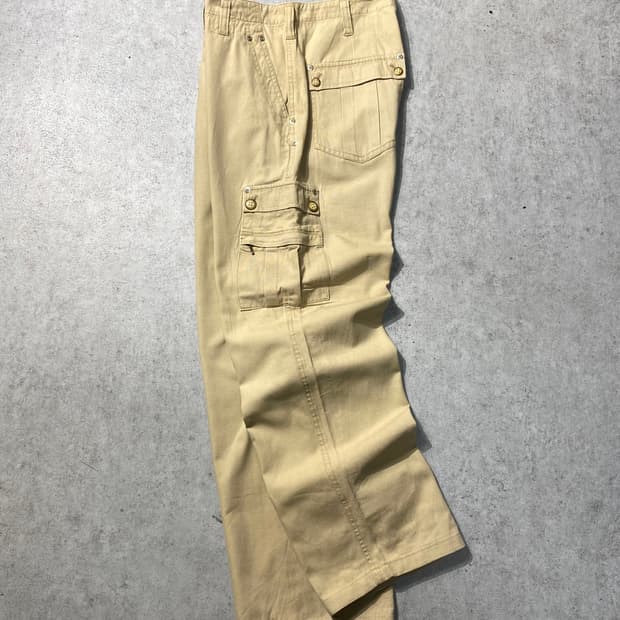 [29-30] Catch On 캐치온 재팬메이드 베이지 카고 와이드팬츠