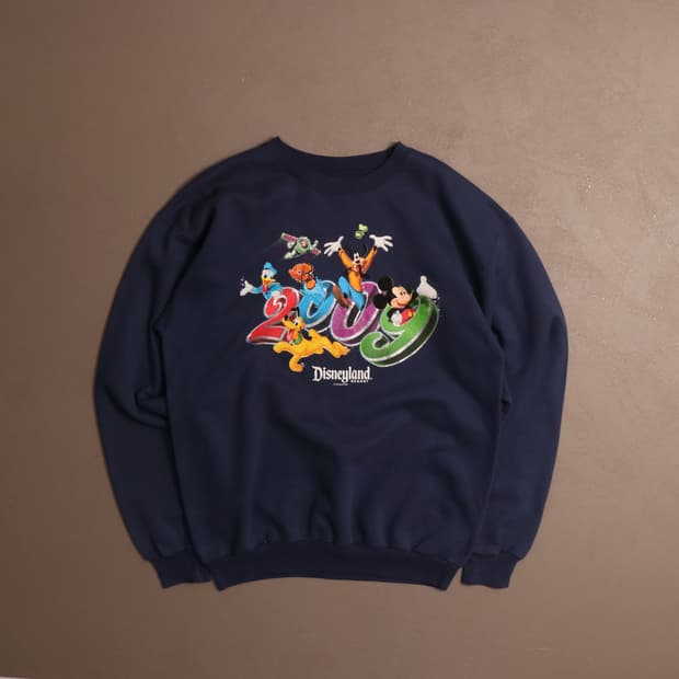 00's 디즈니 헤인즈 프린팅 스웻셔츠 A1426