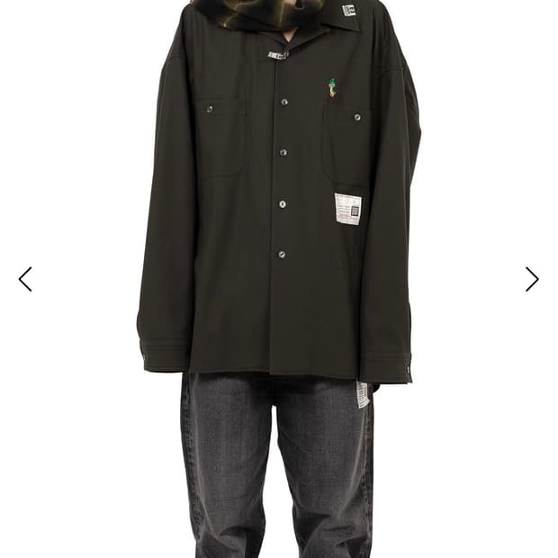 메종 미하라 야스히로 스카프셔츠 