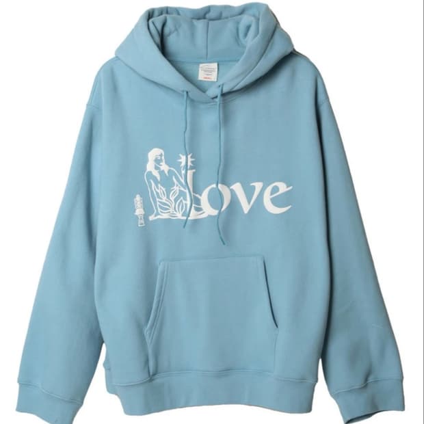 챈스챈스 LOVE HOODIE SKY BLUE