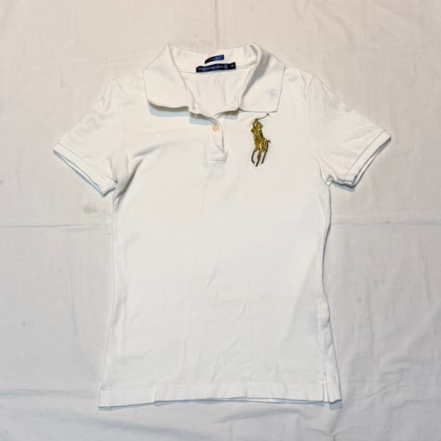 폴로 랄프로렌 빅포니 카라티 화이트