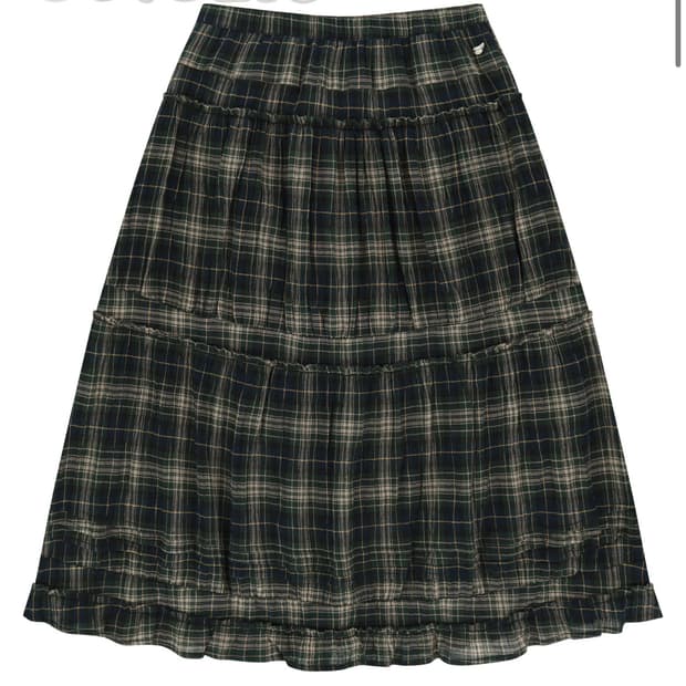 코이세이오 coyseio 셔링 미디 스커트 1사이즈