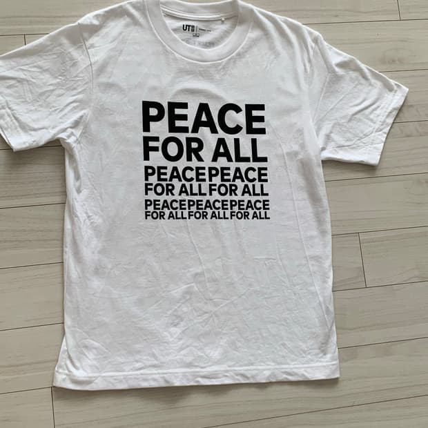 유니클로 peace for all 티셔츠