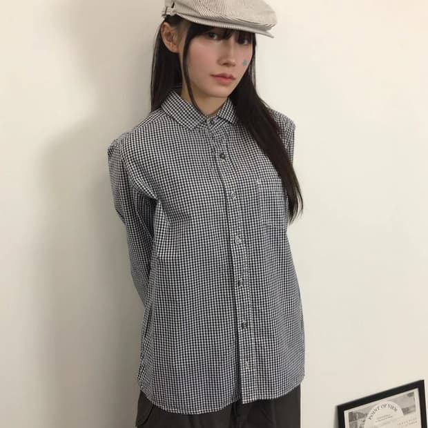 BEAMS Gingham Check Shirt