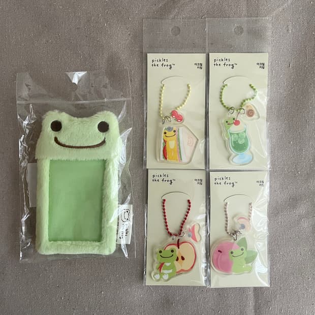 피클스 더 프로그 포카홀더, 키링 미개봉 / 일괄 판매