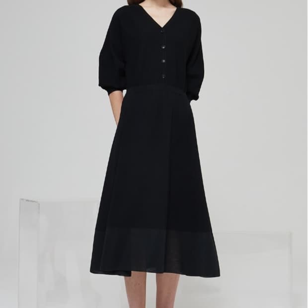 한섬마인 MINE 20S/S 돌먼 니트 드레스