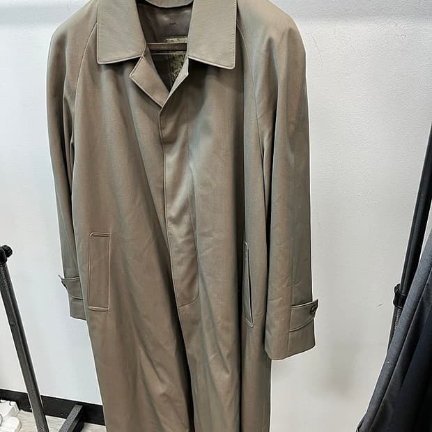 110) 입생로랑 캐시미어 내피 롱코트 