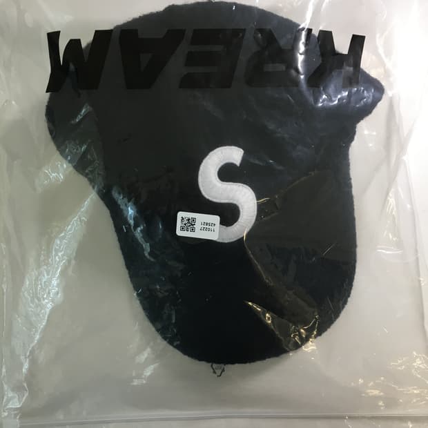 슈프림 울 S로고 캡 모자 22FW