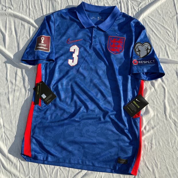 Nike 2022 Qatar World Cup 잉글랜드 루크 쇼 유니폼