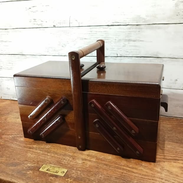 슈케어박스 원목 보관함 3단