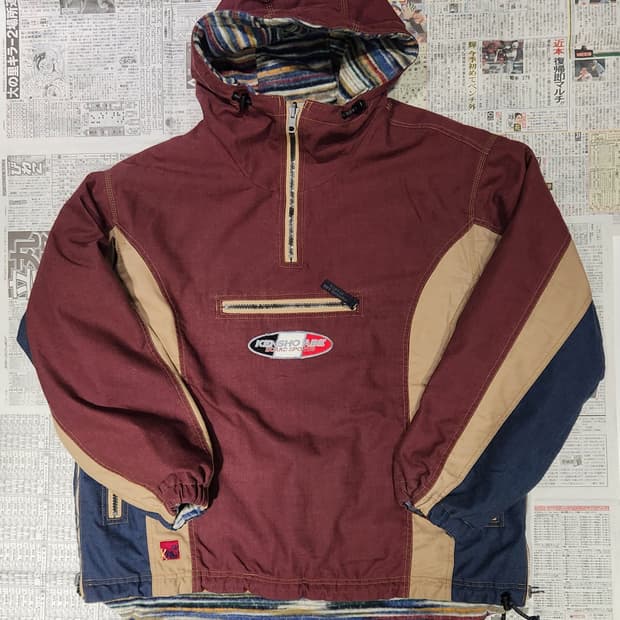 KENSHO ABE 리버시블 아노락 XL