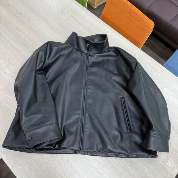 유니클로 코팅오버사이즈블루종 3XL