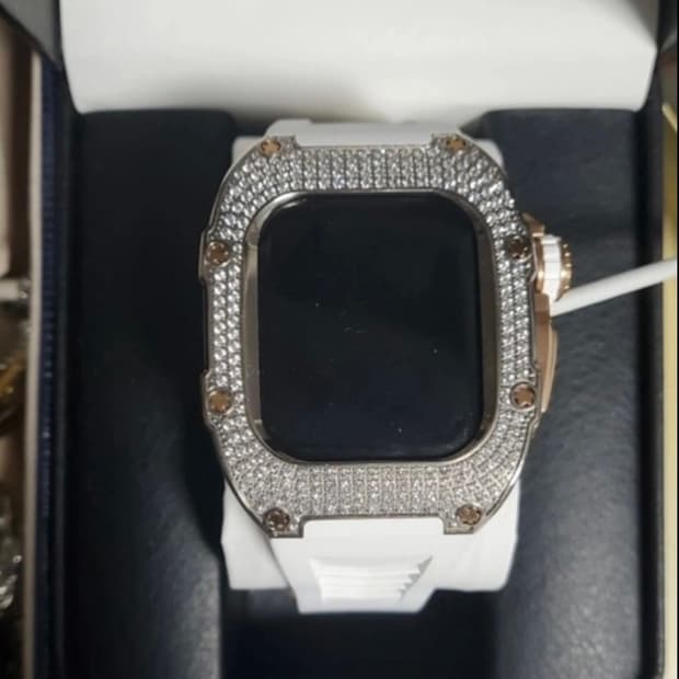 리차드밀 애플워치 메탈 케이스 로즈골드