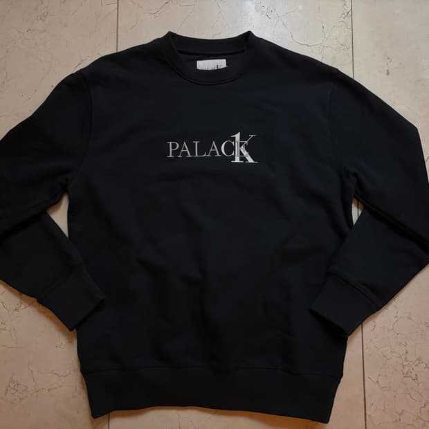 [새상품] PALACE 캘빈클라인 22SS 자수 크류넥