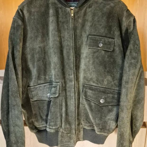 90s
'POLO COUNTRY'
Suede Bomber Jacket