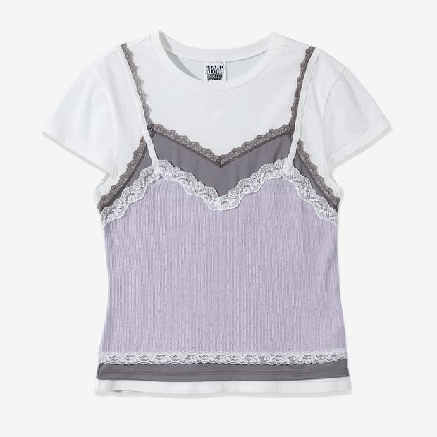 스탠드얼론 빈티지 레이어드 티셔츠