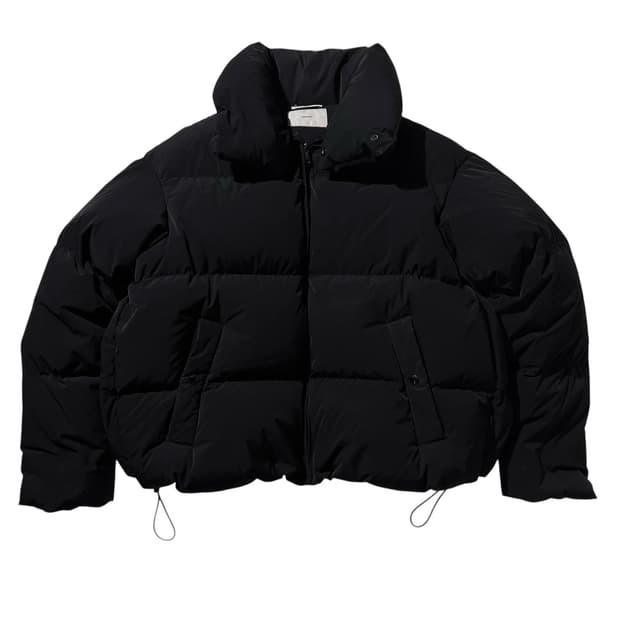 Beaker 비이커 구스다운 푸퍼 숏패딩 블랙