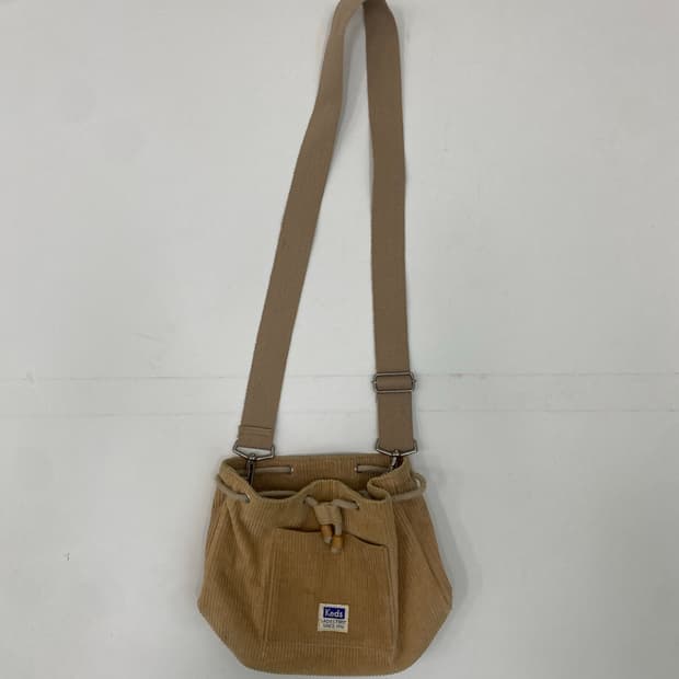 케즈 코듀로이 크로스백 베이지