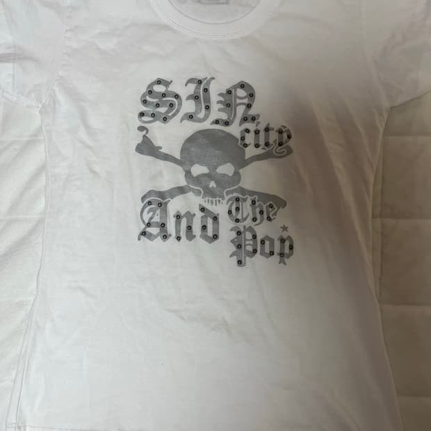 시티앤더팝 해골 큐빅 반팔티 베이비메탈클럽