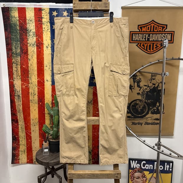 00s 리바이스 502 라이트코튼 와이드 카고팬츠 빅포켓 N773