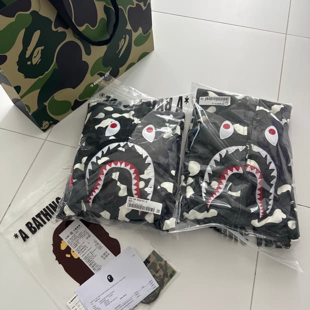 베이프 홍콩 카모시티 새상품 L 