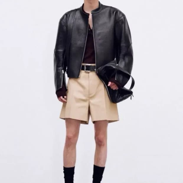 렉토 모터사이클 레더 자켓 L
