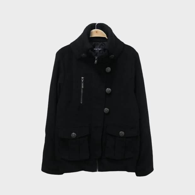 JESSY LOGAN 하이넥 앞 포켓 자켓 63720