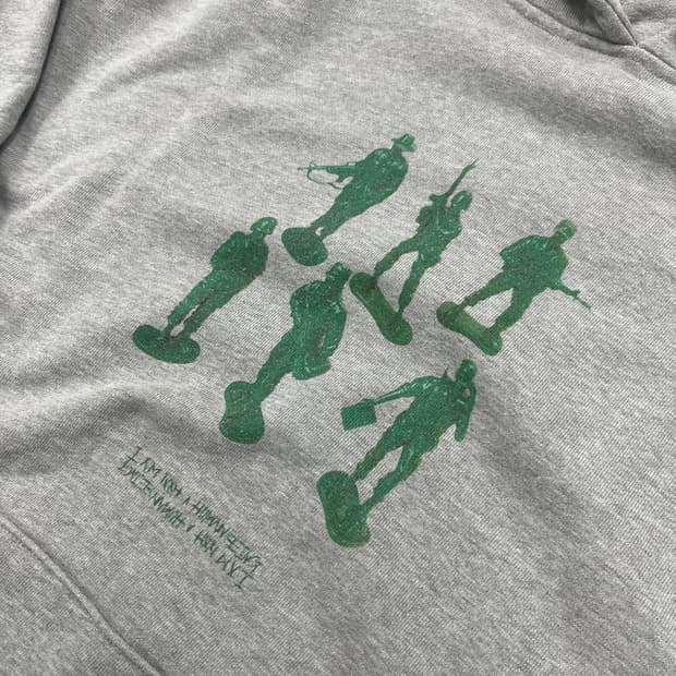 iamnotahumanbeing hoodie gray