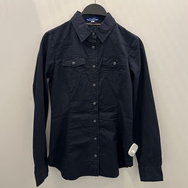 BURBERRY 버버리 블랙 여성긴팔셔츠