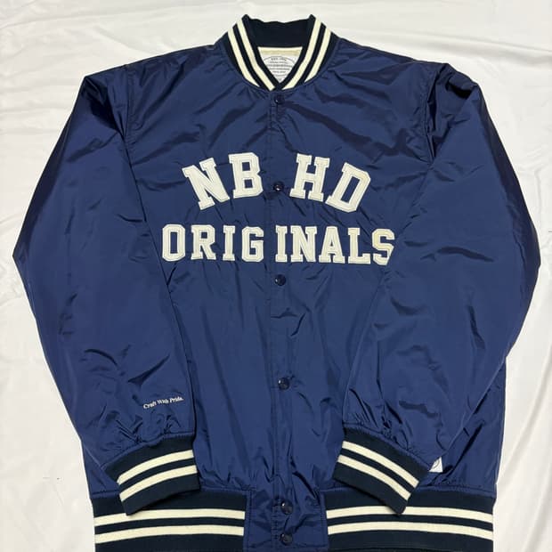 네이버후드 bb 누빔 자켓