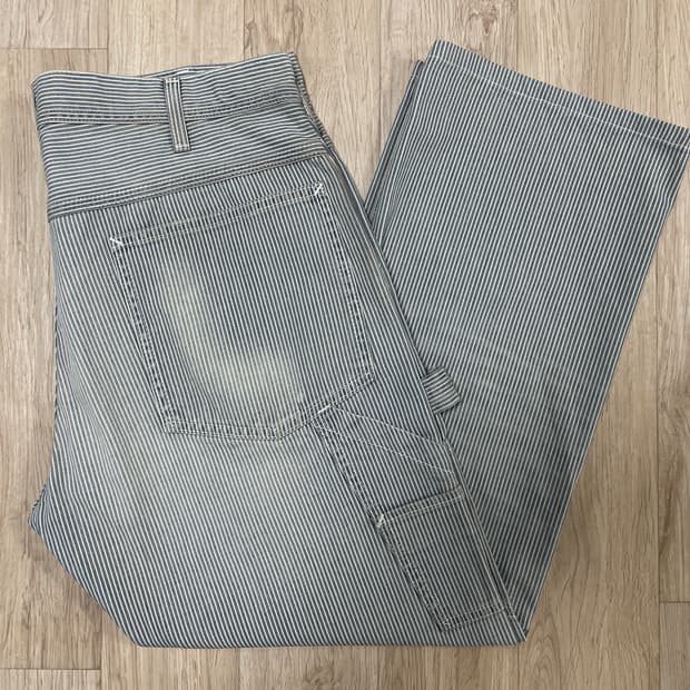 33) 80's 복각 KEY 재팬 페인터 히코리 데님팬츠