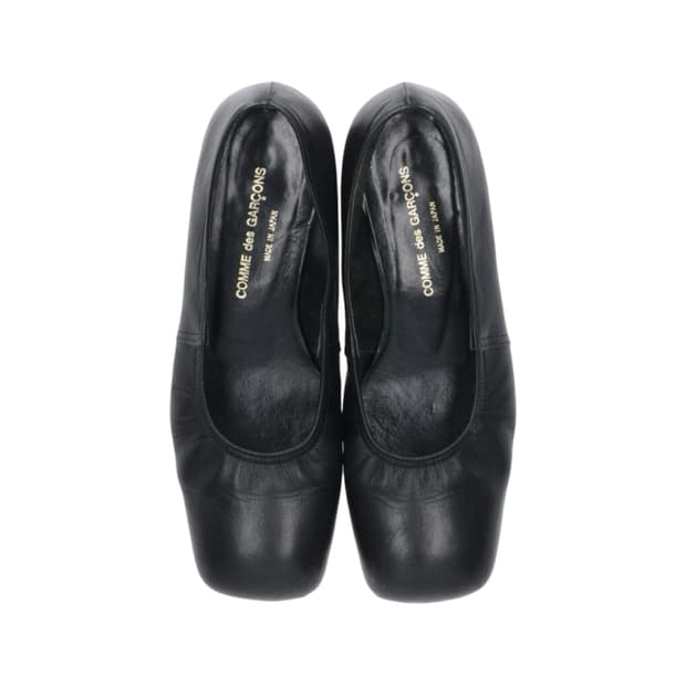 꼼데가르송 가죽 플랫 슈즈 22