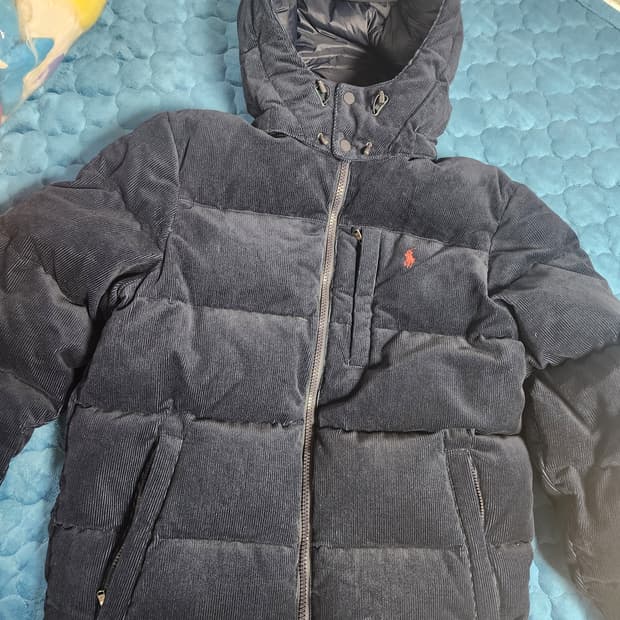 폴로랄프로렌 코듀로이 패딩 M