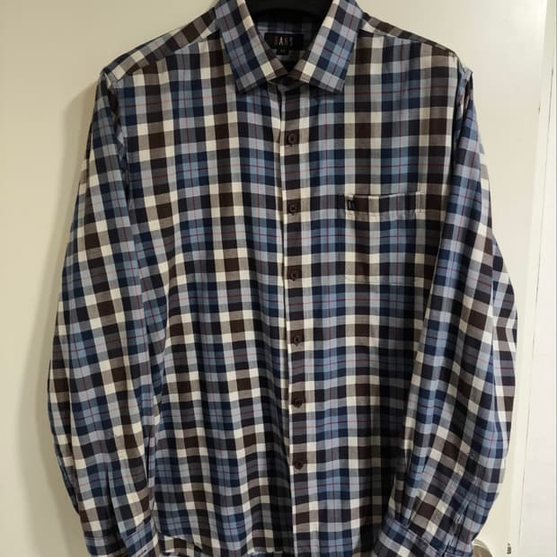 110 닥스 체크 남방 셔츠