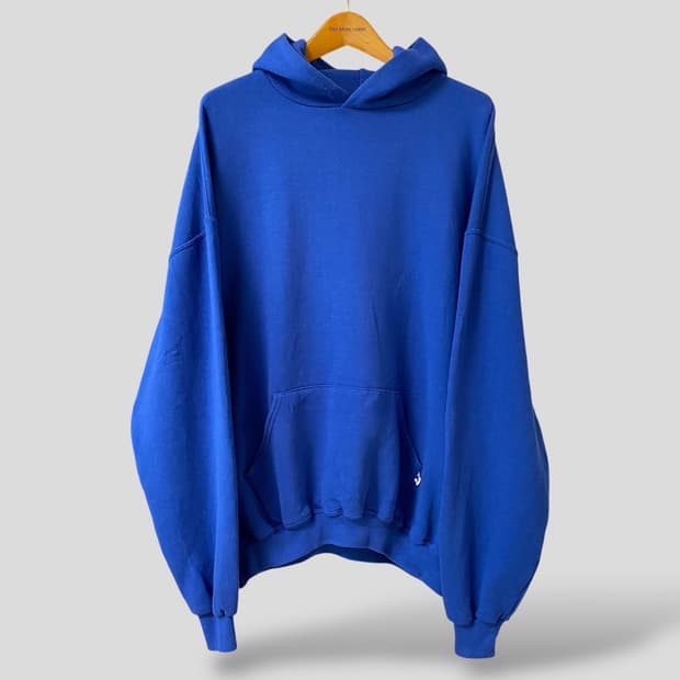 (2XL)빈티지 러셀 블랭크 스웨트 후드티셔츠