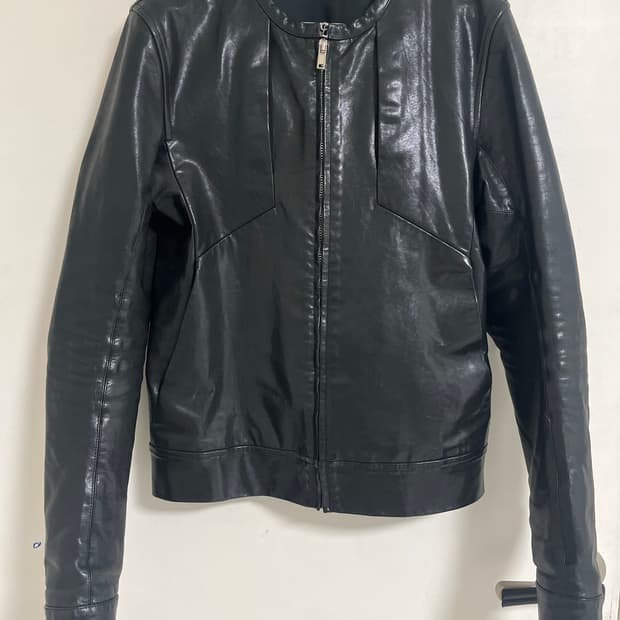 릭오웬스 레더 자켓