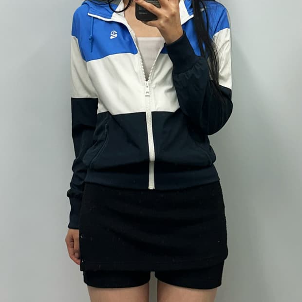 나이키 배색 바람막이 윈드러너 자켓