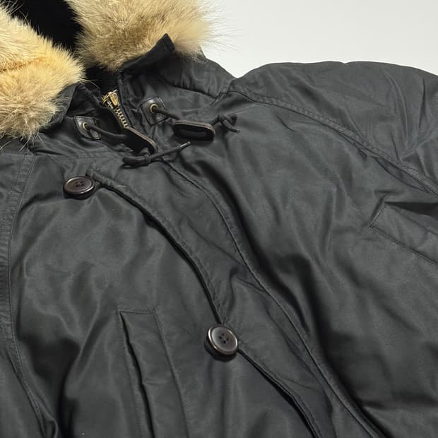 00‘s 폴로 N3B N-3B 헤비다운 파카 패딩 블랙 M