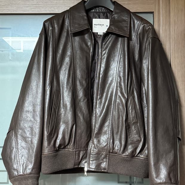 [M]홀리선 캐피탈 레더자켓 다크브라운 팝니다