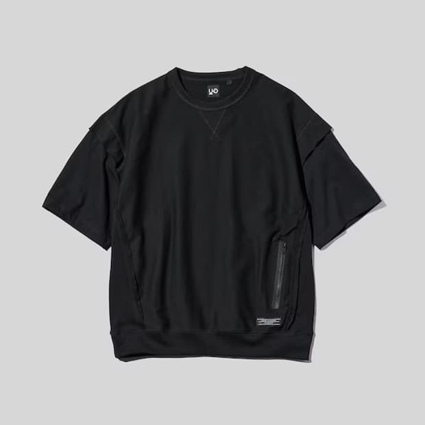 L) GU 언더커버 undercover 스웻셔츠 티셔츠 반팔 맨투맨 블랙