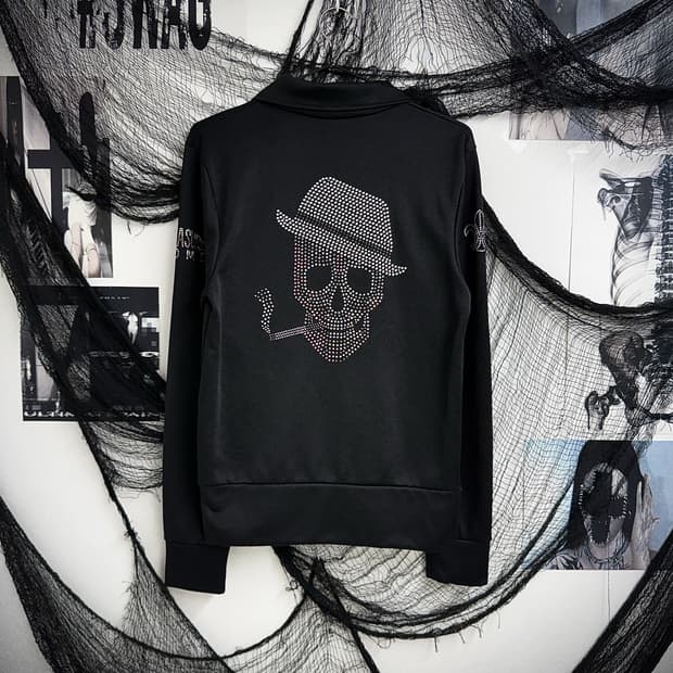 Punk mood beads detail jersey
