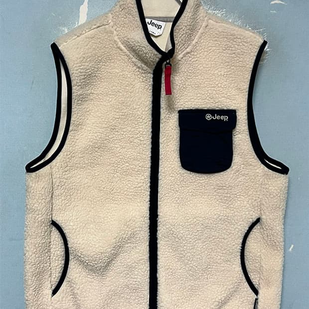 JEEP 지프 남자 뽀글이 조끼 새상품 추동 캐주얼 L 100