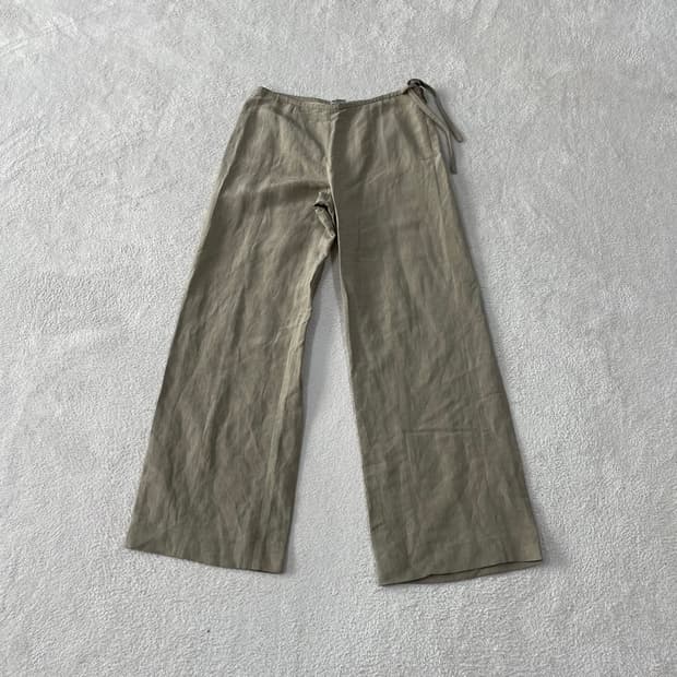 [27] 알마니 여성 린넨실크 팬츠 여름바지 꼴레지오니