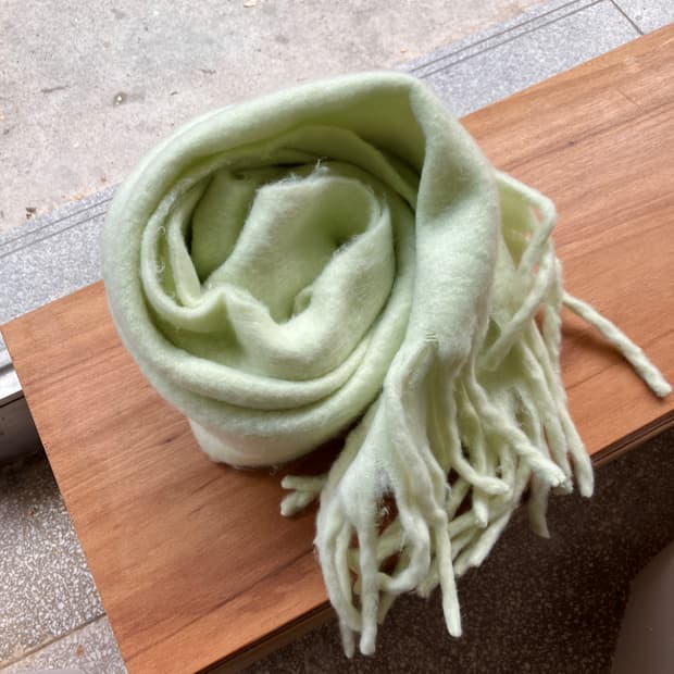 자라 모헤어 메로나 목도리