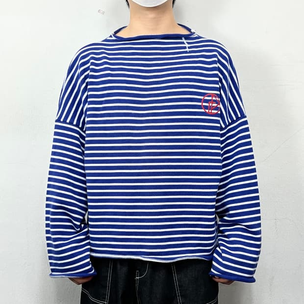 고샤 루브친스키 17ss 스트라이프 오버사이즈 코튼 니트