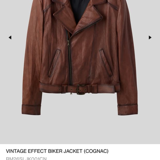 렉토 빈티지 레더 자켓 M사이즈 새상품