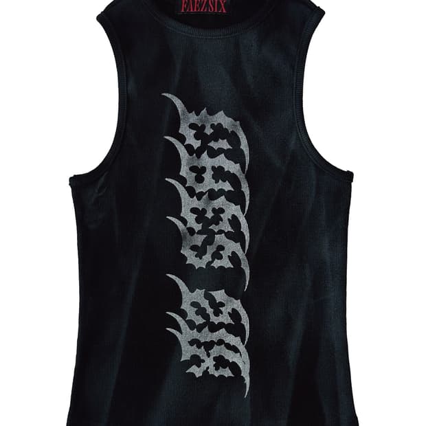 SILVER GRAPHIC TANK TOP